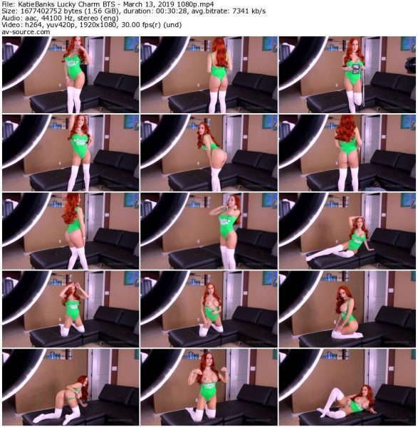 KatieBanks Lucky Charm BTS - March 13, 2019 1080p