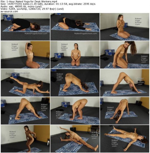 1-Hour Naked Yoga for Desk Workers