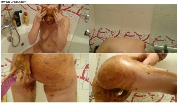 Brown Wife - Sexy Body Is All Covered With Shit