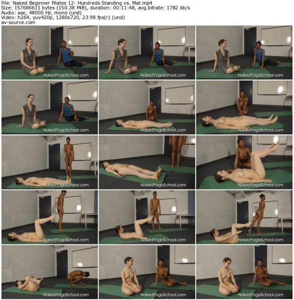 Naked Beginner Pilates 12- Hundreds Standing vs. Mat