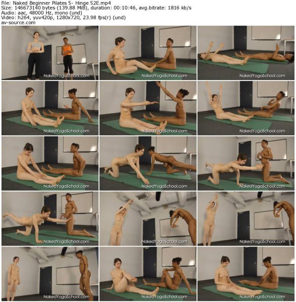 Naked Beginner Pilates 5- Hinge 52E