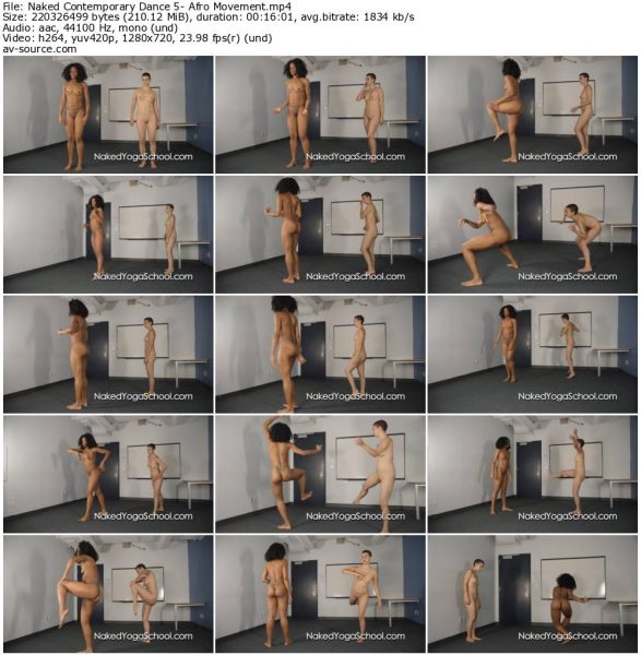 Naked Contemporary Dance 5- Afro Movement