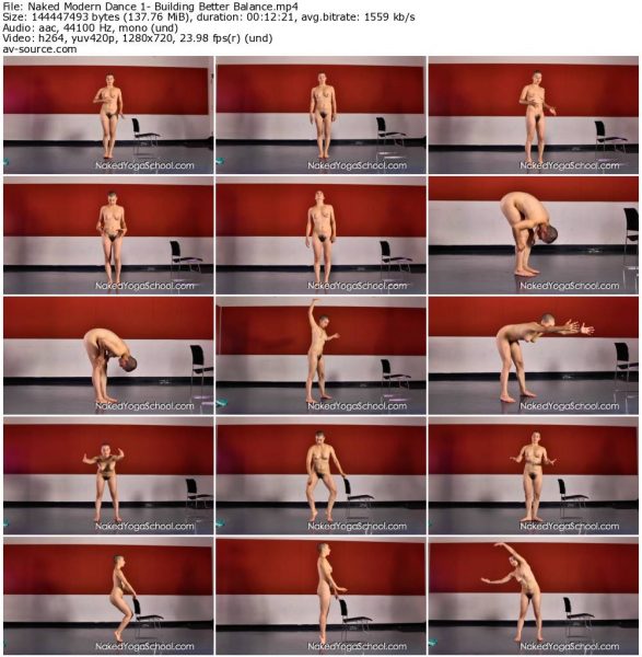 Naked Modern Dance 1- Building Better Balance