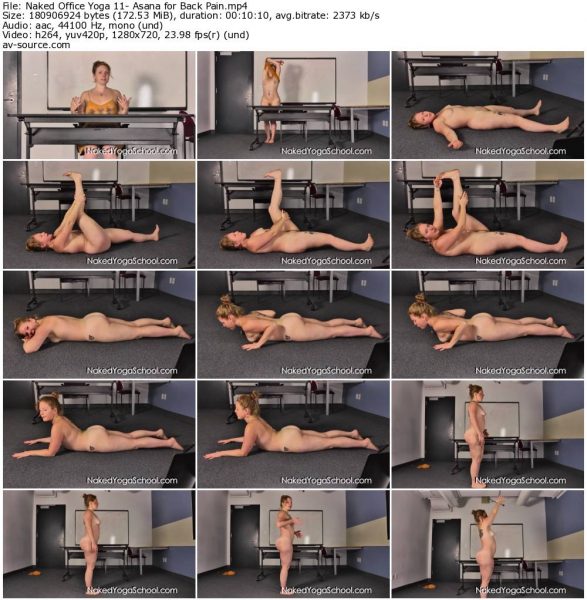 Naked Office Yoga 11- Asana for Back Pain