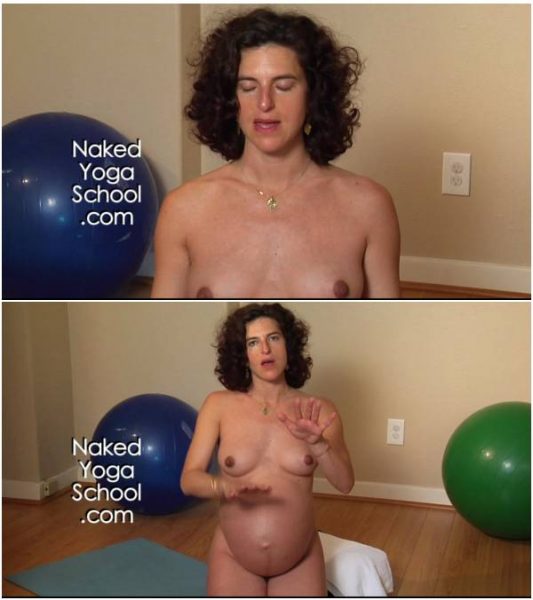 Naked Orgasmic Birth Practice- Dynamic Relaxation Nude Prenatal Yoga