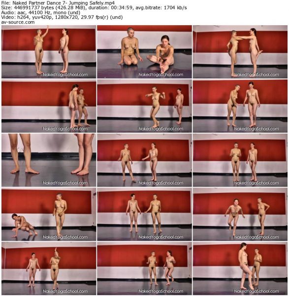 Naked Partner Dance 7- Jumping Safely