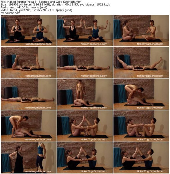 Naked Partner Yoga 5- Balance and Core Strength