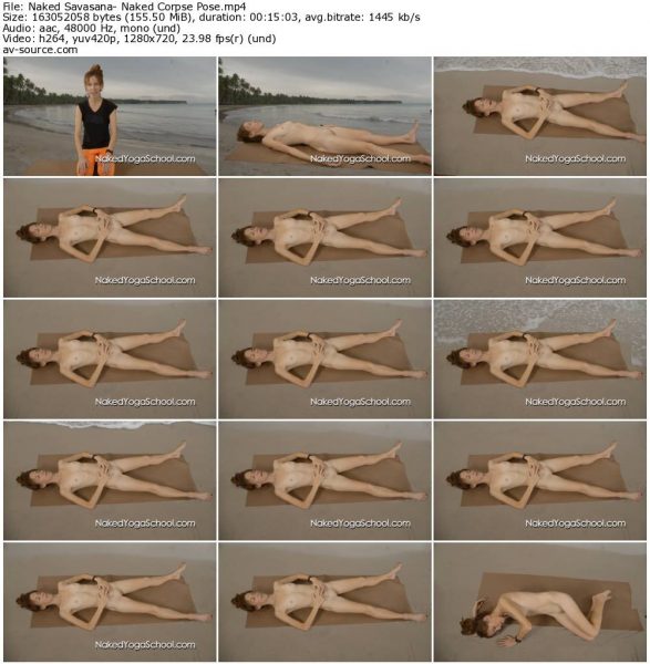 Naked Savasana- Naked Corpse Pose