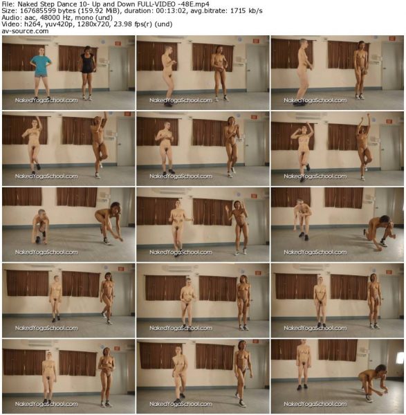 Naked Step Dance 10- Up and Down FULL-VIDEO -48E