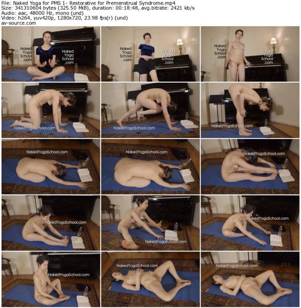 Naked Yoga for PMS 1- Restorative for Premenstrual Syndrome