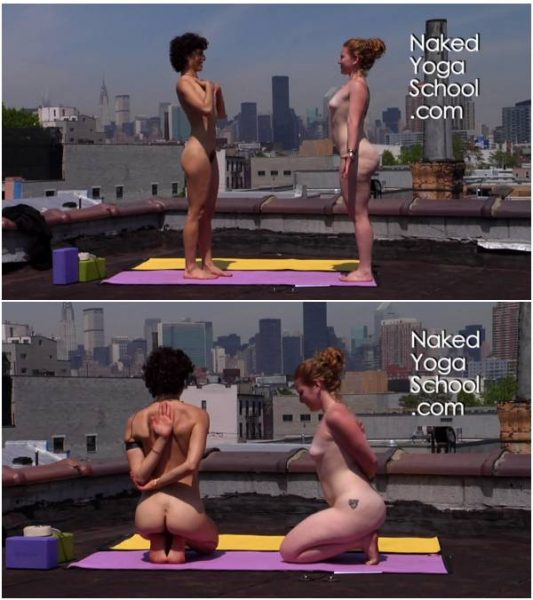 Naked Yoga on Rooftop 2- Release Neck  and  Shoulder Tension