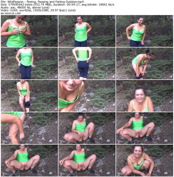 WildPassion - Peeing, Pooping and Farting Outdoor