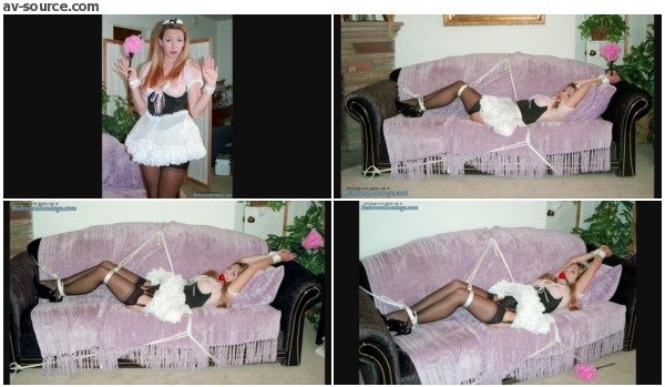 Andrea Neal - Frilly French Maid - BedroomBondage