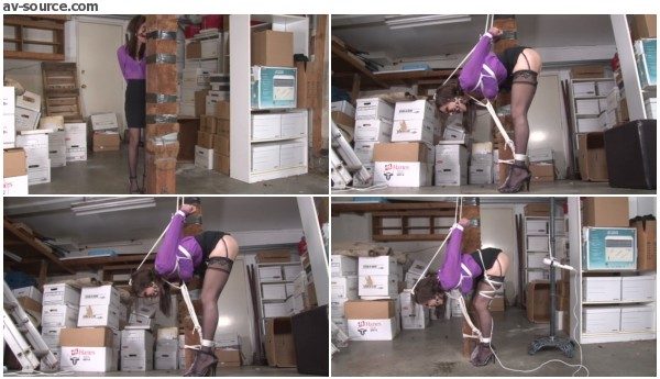 Garage Vibrator Bondage for Ashley Renee - BedroomBondage