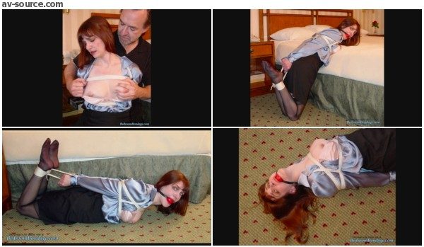 Lorelei Ballgagged and Hogtied at a Bondage Convention - BedroomBondage