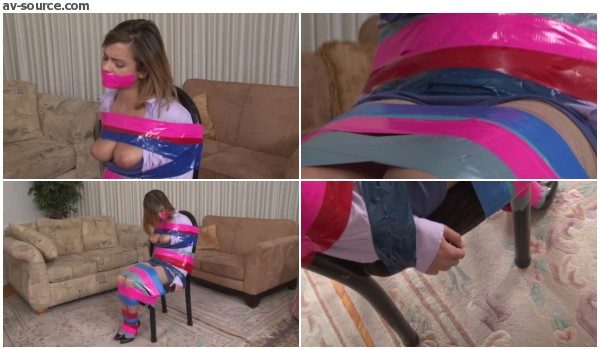 Securely Taped to the Chair - Keisha Grey - BedroomBondage