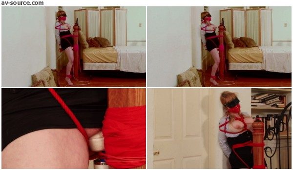 The WrapGag Burglary Part 2 - Lorelei submits to a Bondage Orgasm - BedroomBondage