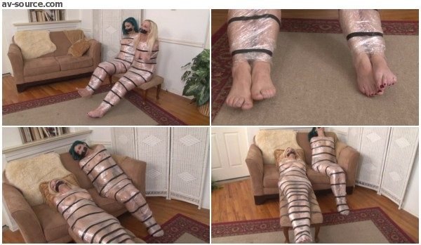 Two Mummified Captives - Loren Chance, Danielle Trixie - BedroomBondage